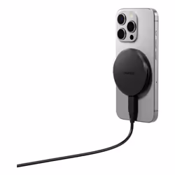 Cygnett ChargePuck Qi2.0 Headphones, Smartphone Black USB Wireless charging Fast charging Indoor