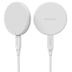 Cygnett ChargePuck Qi2.0 Headphones, Smartphone White USB Wireless charging Fast charging Indoor