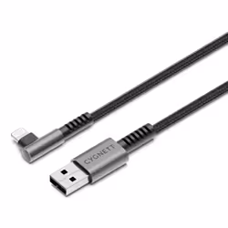 Cygnett Unite, 1 m, Lightning, USB A, Male, Male, Black