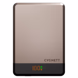 Cygnett CY5279PBCHE, 10000 mAh, Lithium-Ion (Li-Ion), Wireless charging, 15 W, Champagne