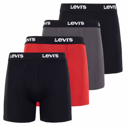 Levi's Mens Underwear Microfiber Boxer Brief for Men Ultra Soft 4 Pack