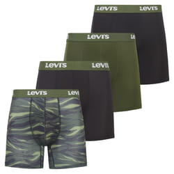 Levi's Mens Underwear Microfiber Boxer Brief for Men Ultra Soft 4 Pack