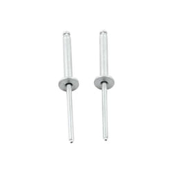 Allstar Performance ALL18199 1.3 in. Flange Type Aluminum Rivet, Silver - Pack of 100
