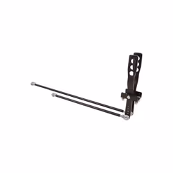 Allstar Performance ALL54120 24 in. 2 Lever Shifter, Black Anodized