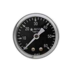 Allstar Performance ALL80214 1.5 in. Dia. 0-60 PSI Dry Type Pressure Gauge