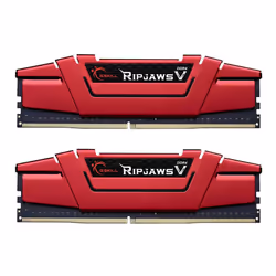 G.SKILL Ripjaws V Series Intel XMP DDR4 RAM 16GB 2x8GB 3200MT/s CL16-18-18-38 1.35V Desktop Computer Memory UDIMM - Red F4-32 ...