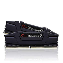G.SKILL Ripjaws V Series Intel XMP DDR4 RAM 16GB 2x8GB 3600MT/s CL18-22-22-42 1.35V Desktop Computer Memory UDIMM - Black F4-3600C18D-16GVK