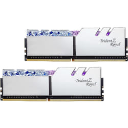 G.SKILL Trident Z Royal Series (Intel XMP) DDR4 RAM 32GB (2x16GB) 4000MT/s CL18-22-22-42 1.40V Desktop Computer Memory UDIMM - Silver (F4-4000C18D-32G
