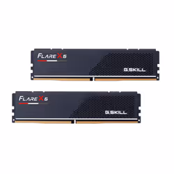G.SKILL Flare X5 Series (AMD Expo) DDR5 RAM 64GB (2x32GB) 6000MT/s CL30-40-40-96 1.40V Desktop Computer Memory UDIMM - Matte ...