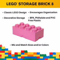 Room Copenhagen 8 LEGO Brick Box  Bright Pink (40040639)