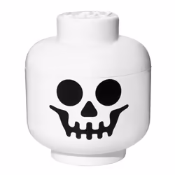 LEGO Small Storage Head White Skeleton Face