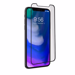 InvisibleShield Glass+ Contour, Apple, iPhone X, Scratch resistant, Black, Transparent