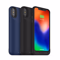 mophie Juice pack, Cover, Apple, iPhone X, 14.7 cm (5.8"), Blue
