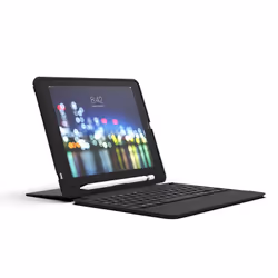ZAGG Slim Book Go, QWERTY, UK English, Apple, Apple iPad 9.7", Black, 24.6 cm (9.7")