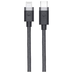 mophie Mobile USB-C Cable with Lightning Connector, 1 Meter, Fast Charging, Heavy-Duty, Black