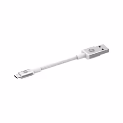 mophie Charge and Sync Cable-USB-A to Micro USB 1M - White, 1 m, USB A, Micro-USB B, White