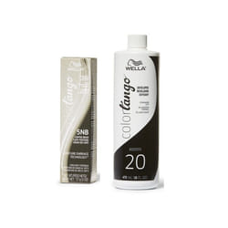 16oz) Wella Color Tango 5NB Coffee Bean Permanent Haircolor - 5NB + Developer (Vol. 20
