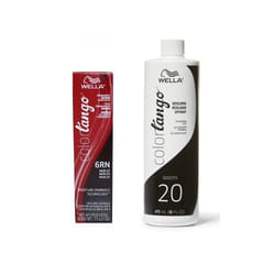 16oz) Wella Color Tango 6RN Merlot Permanent Haircolor - 6RN + Developer (Vol. 20