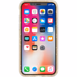 Speck Presidio Clear + Glitter Apple iPhone X/XS Clear/Gold Glitter