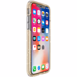 Speck Presidio Clear + Glitter Apple iPhone X/XS Clear/Gold Glitter