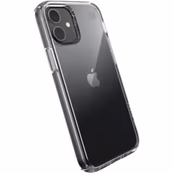 Speck Presidio Perfect Clear Apple iPhone 12 Mini Clear - with Microban, Cover, Apple, iPhone 12 mini, 13.7 cm (5.4"), Transp ...