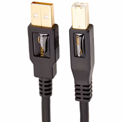 AmazonBasics USB 2.0/ USB Type B, 3m USB cable USB A Mini-USB B Black