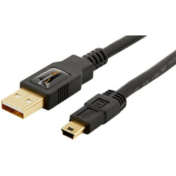 AmazonBasics USB 2.0 A/USB mini B, 0.9m USB cable USB A Mini-USB B Black