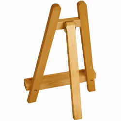 U.S. Art Supply 10.5 Small Tabletop Display Stand A-Frame Artist Easel Pack of 6  Beechwood Tripod  Kids Student School Painting Party Table Desktop E