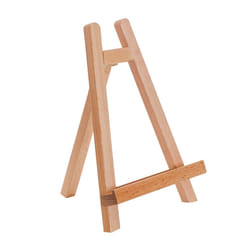 U.S. Art Supply 10.5 Small Tabletop Display Stand A-Frame Artist Easel - Beechwood Tripod  Kids Student Classroom School Painting Party Table Desktop
