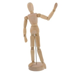 US Art Supply Wood 8"" Female - Artist Drawing Manikin Articulated Mannequin with Base and Flexible Body - Perfect for Drawing The Human Fig
