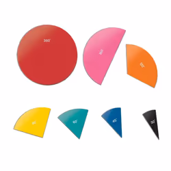Learning Resources Rainbow Angle Circles (Set Of 6)