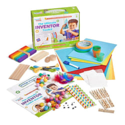 hand2mind Ultimate Inventor Toolkit  for Ages 5 and Up  10 Building Challenges and 250 Kids Building Materials  Building Toys  Kids Model Kits  Craft