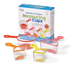 Learning Resources Rainbow Fraction Measuring Cups (Set Of 4)