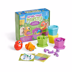 Learning Resources Grab that Monster Fine Motor Activity Set, 3 yr(s), Multicolour