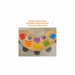 Little Minds at Work Sound Segmenting Trays, Learn to Read, Phonics, Phonemic Awareness, Letter Sounds, Preschool Learning Activities (Set of 6)