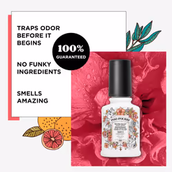 Pourri Bathroom Air Freshener Spray - Before-You-Go Poo-Pourri Toilet Spray - Tropical Hibiscus Bathroom Deodorizer - Traps Odors Under the Water's
