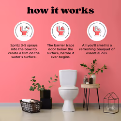 Pourri Bathroom Air Freshener Spray - Before-You-Go Poo-Pourri Toilet Spray - Tropical Hibiscus Bathroom Deodorizer - Traps Odors Under the Water's