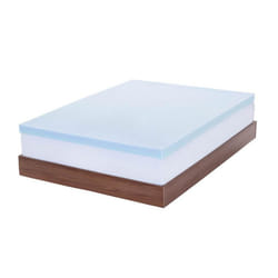 Lucid 3 Inch Mattress Topper Twin - Gel Infused Memory Foam - Memory Foam Mattress Topper Twin - Ventilated Design - CertiPur Certified