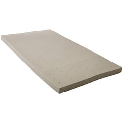 Lucid 3 Inch Mattress Topper Twin  Memory Foam  Bamboo Charcoal Infusion  Cooling Ventilation  Hypoallergenic  CertiPur Cer