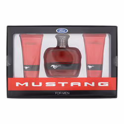 Mustang Red 3 Piece Gift Set: Eau De Toilette 100ml - Aftershave Balm 100ml - Hair & Body Wash 100ml