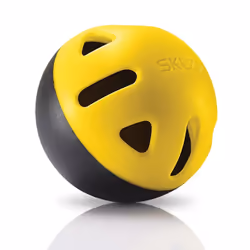 SKLZ Impact Limited-Flight Practice Baseball Softball and Mini Balls (Baseballs 12 Pack) Yellow Black