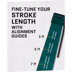 SKLZ Accelerator Pro Indoor Putting with Ball Return (Green  9 Feet x 16.25 Inches)