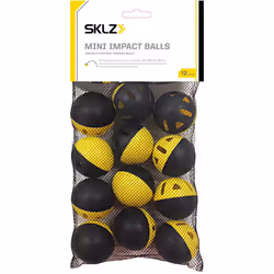 SKLZ Impact Limited-Flight Practice Baseball  Softball  and Mini Balls  12 Count (Pack of 1)