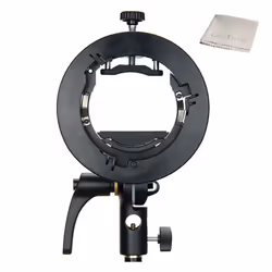 Godox S2 S-Type Bracket Bowens Mount Compatible with Godox V1 AD200Pro AD400Pro AD200 V860II TT685 TT600 TT350  Large Adjustm ...