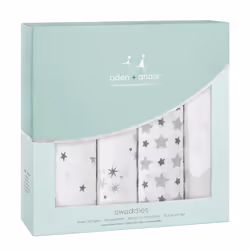 aden + anais Classic swaddles swaddle Grey, White