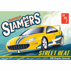 Round 2 AMT Street Heat 1998 chrysler concorde Slammers SNAP Together 1:25 Scale Model Kit (AMT1227M)