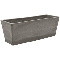 Arcadia Garden Products PSW U45CT Simplicity Window Box  17.5"""" x 7"""" x 6""""  Cement Color  17.5"""" x 7""""