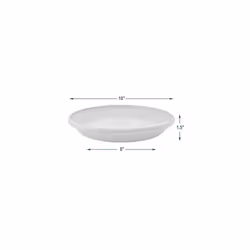 Arcadia Garden Products AP25TCM Single Slip Saucer 10" Terra Cotta Marble