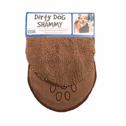 D.GS Pet Products 849670006376, Dog, Bath towel, Brown, Microfibre, Machine wash, 1 pc(s)