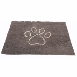 Dog Gone Smart The Original Dirty Dog Doormat, Waterhog doormat, Indoor, Rectangular, Grey, Monochromatic, Fiber